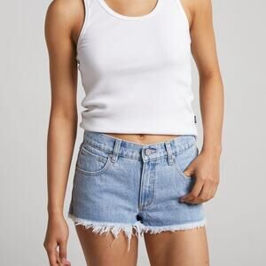 Abrand Jeans A 99 Low Rise Short Esmeralda Size 26